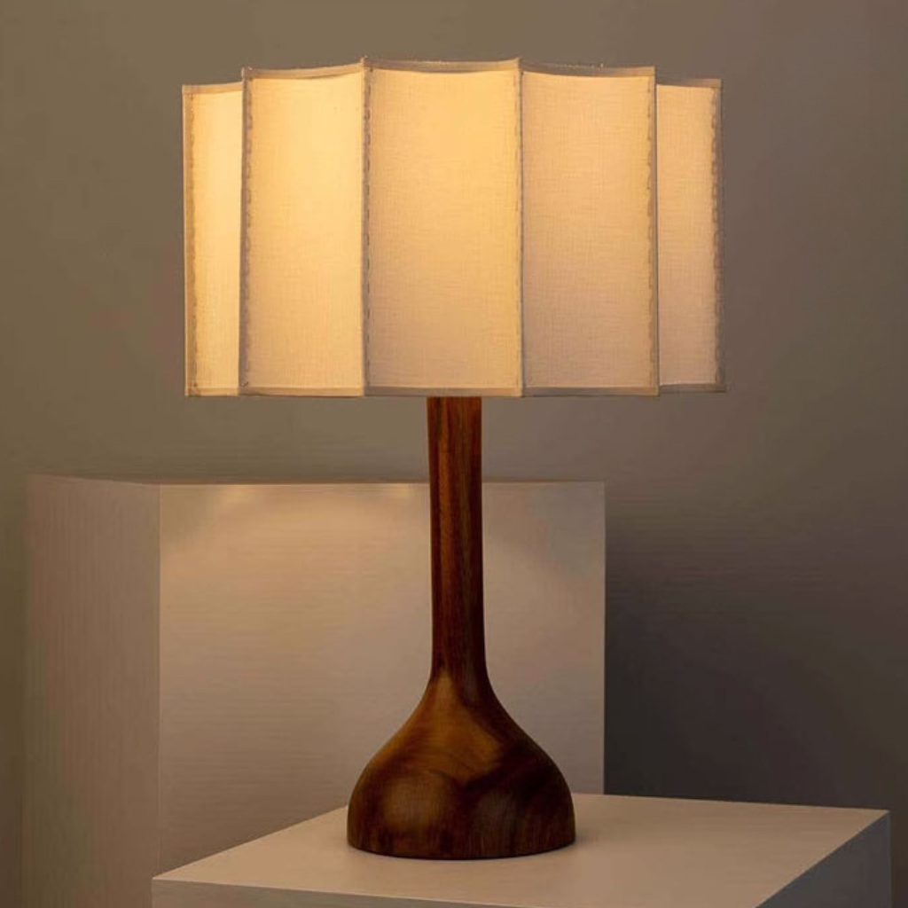 The Fairvelle Nordic Wabi Sabi LED Bedroom Lamp