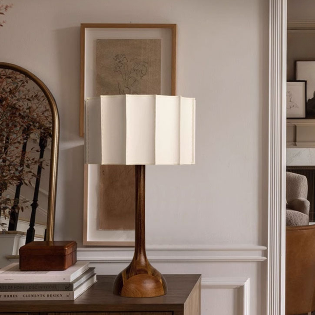 The Fairvelle Nordic Wabi Sabi LED Bedroom Lamp