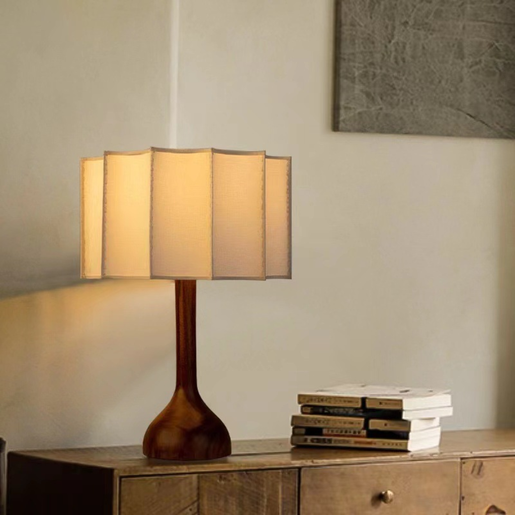 The Fairvelle Nordic Wabi Sabi LED Bedroom Lamp