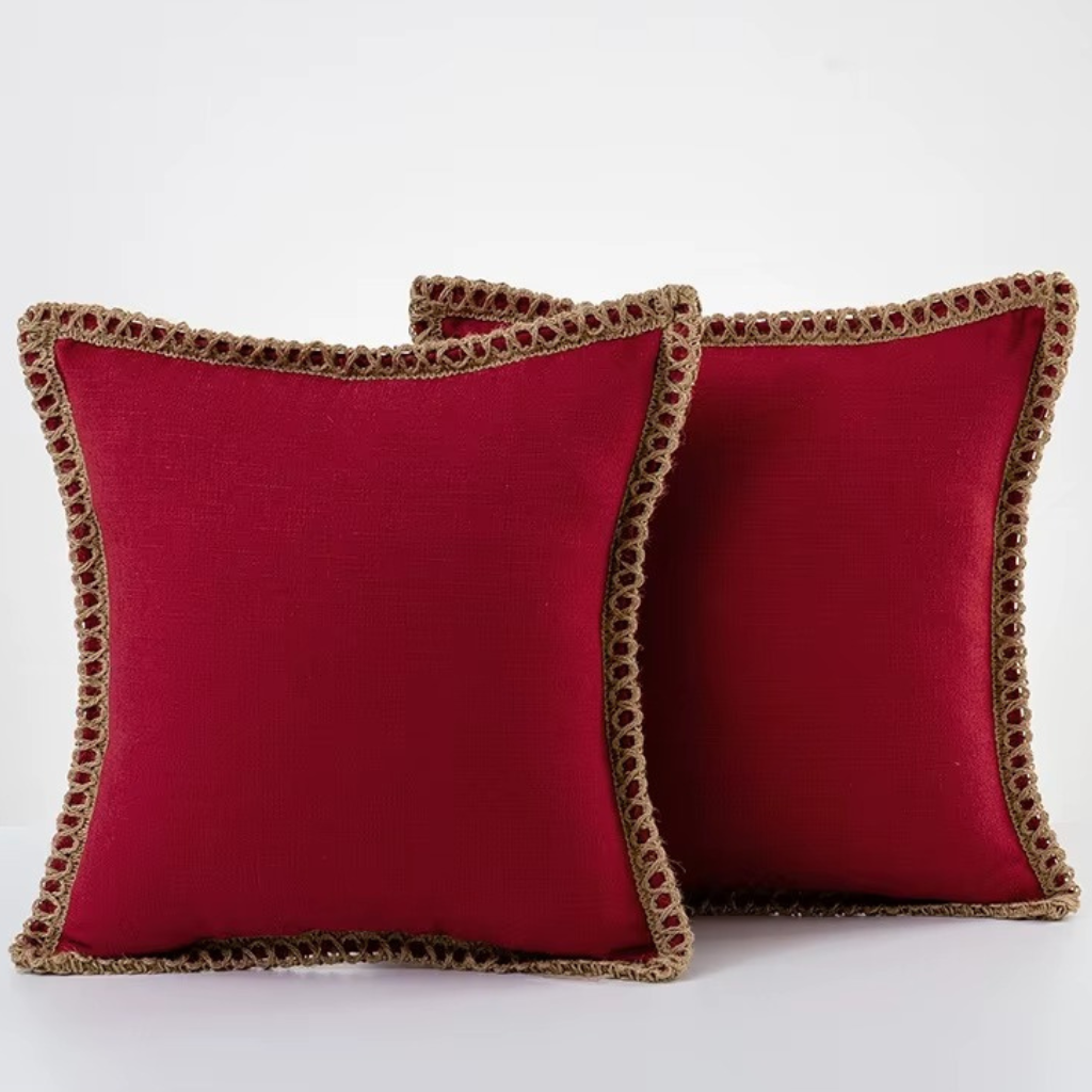 The Farmelle Cotton Throw Pillow Cover