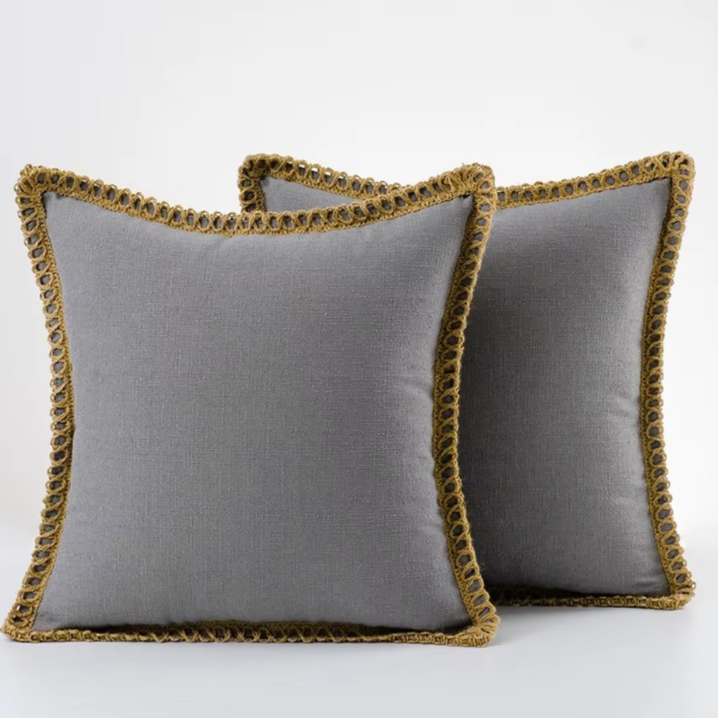 The Farmelle Cotton Throw Pillow Cover