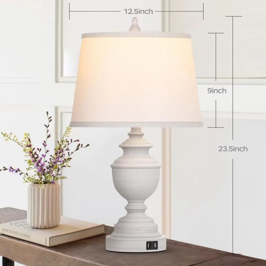 The Farmora 3 Way Dimmable Bedside Lamp