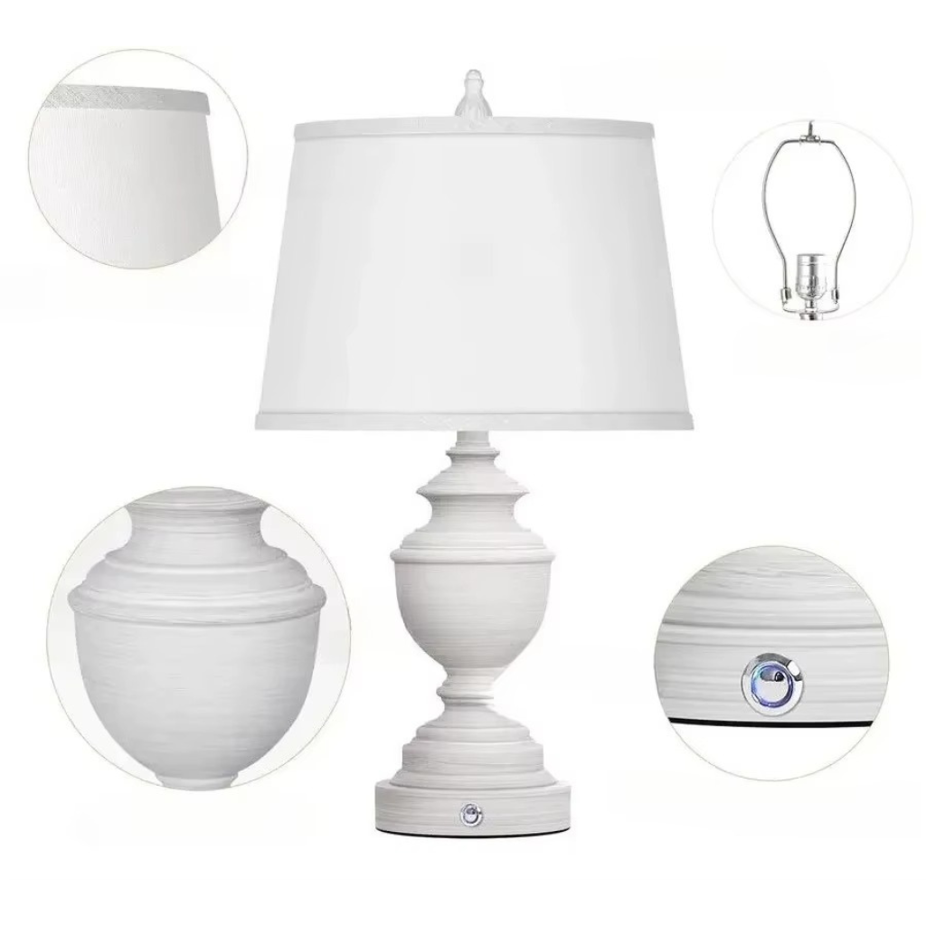 The Farmora 3 Way Dimmable Bedside Lamp