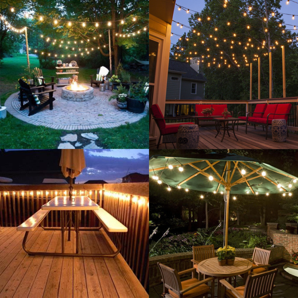 The Festiva Outdoor Garden LED Globe String Lights