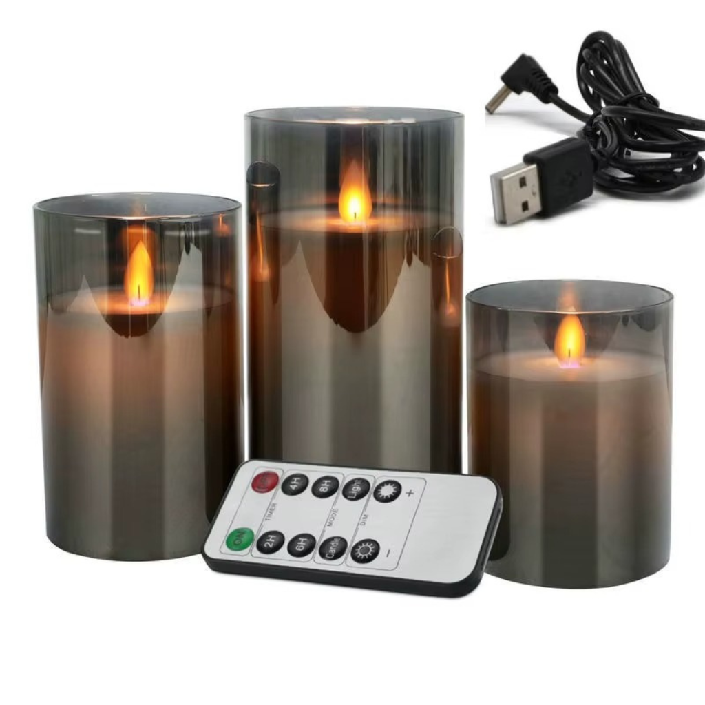 The Flamora Rechargeable LED Flameless Candle