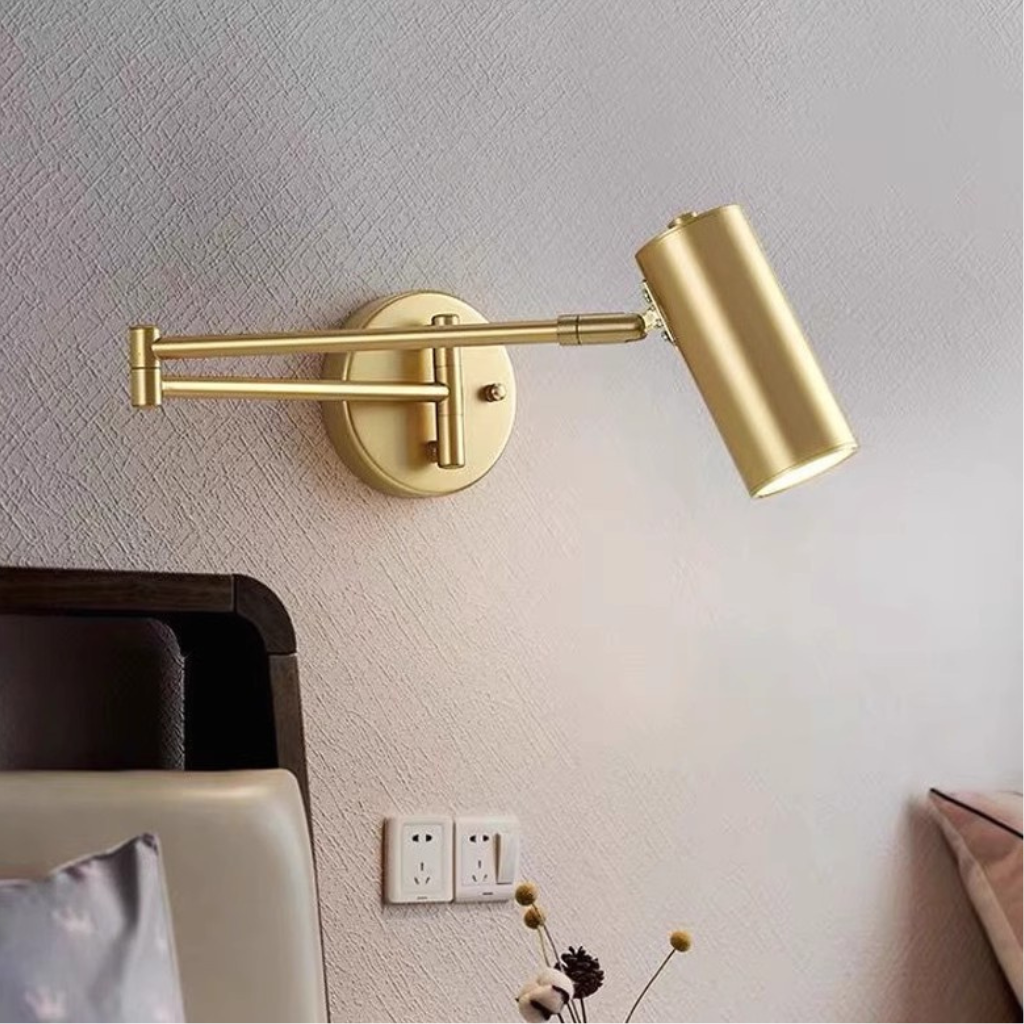The Flexora Adjustable Swing Arm LED Wall Light