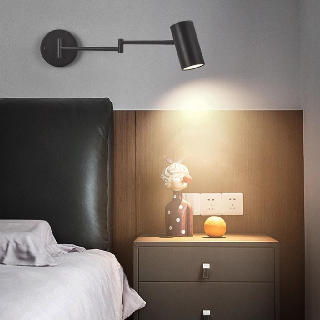 The Flexora Adjustable Swing Arm LED Wall Light
