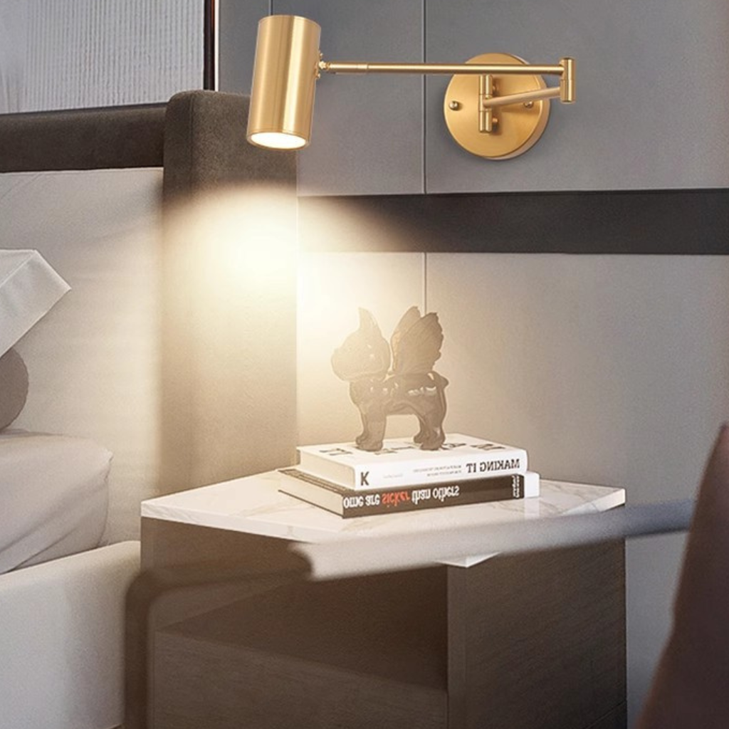 The Flexora Adjustable Swing Arm LED Wall Light