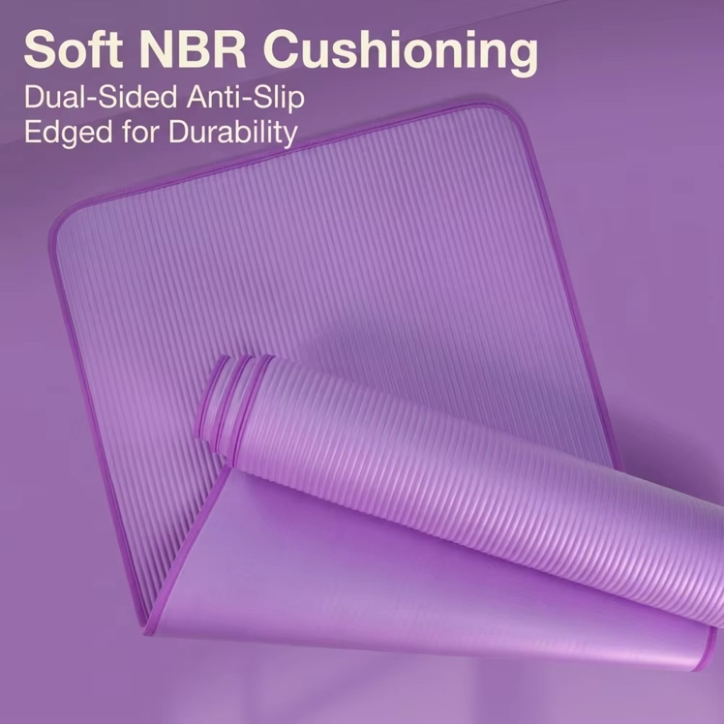 The Flexora Extra Thick NBR Non Slip Yoga Mat