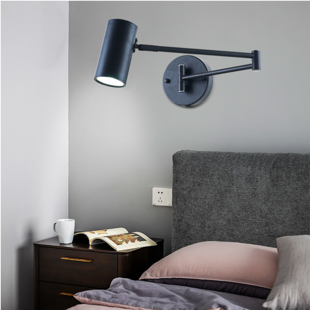 The Flexora Adjustable Swing Arm LED Wall Light