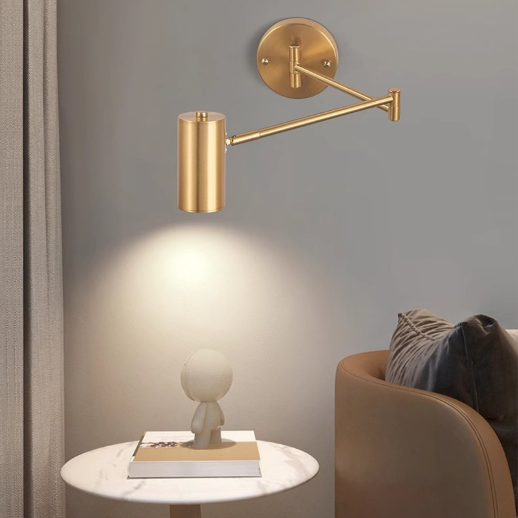 The Flexora Adjustable Swing Arm LED Wall Light