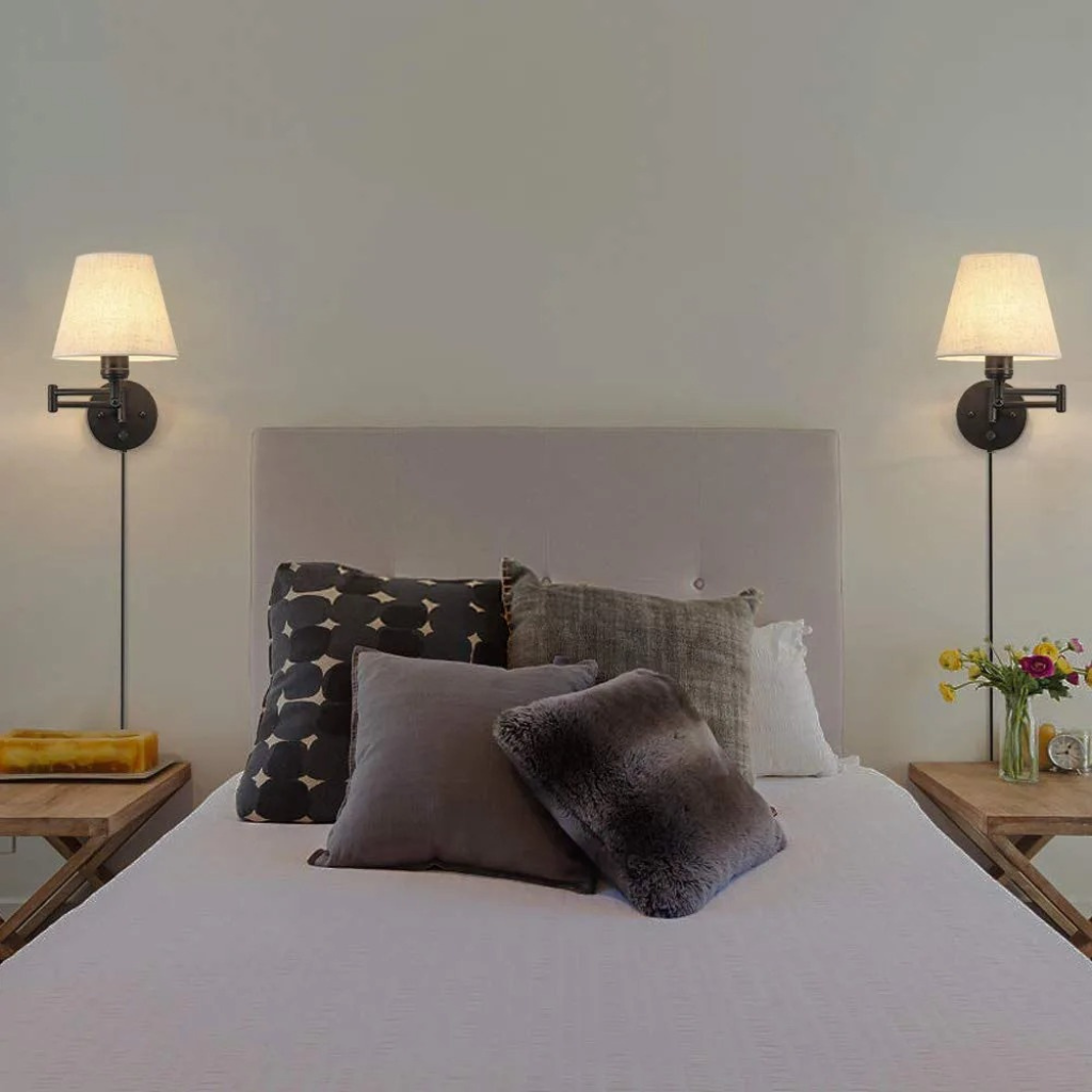 The Flexra Swing Arm Folding Wall Lamp