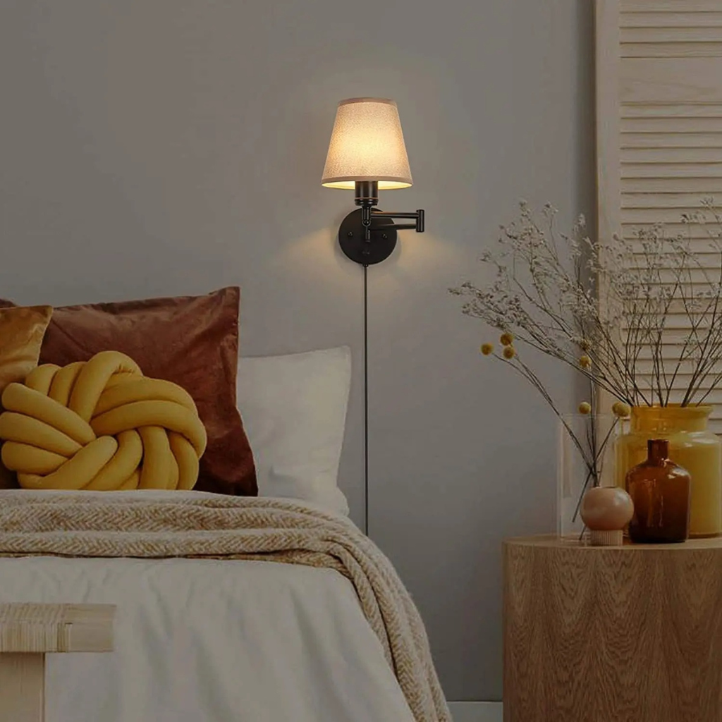 The Flexra Swing Arm Folding Wall Lamp