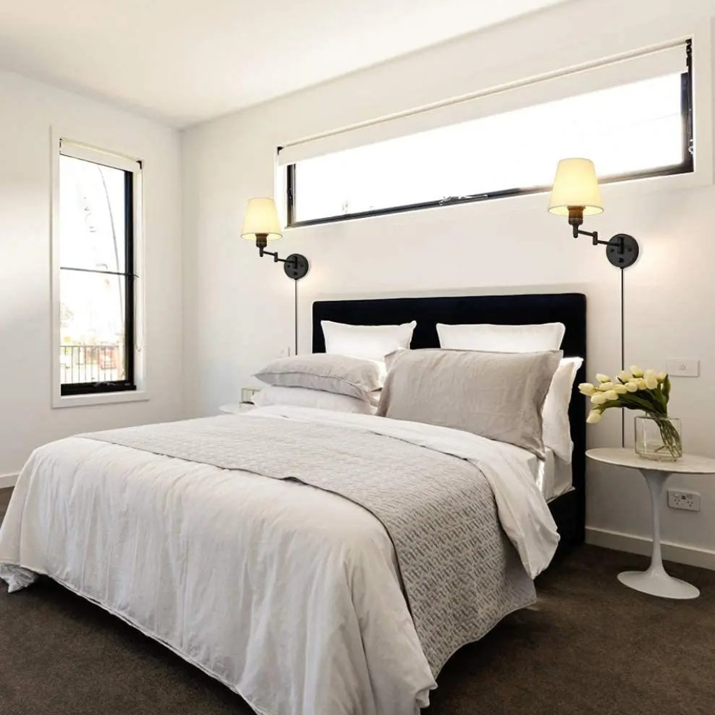 The Flexra Swing Arm Folding Wall Lamp
