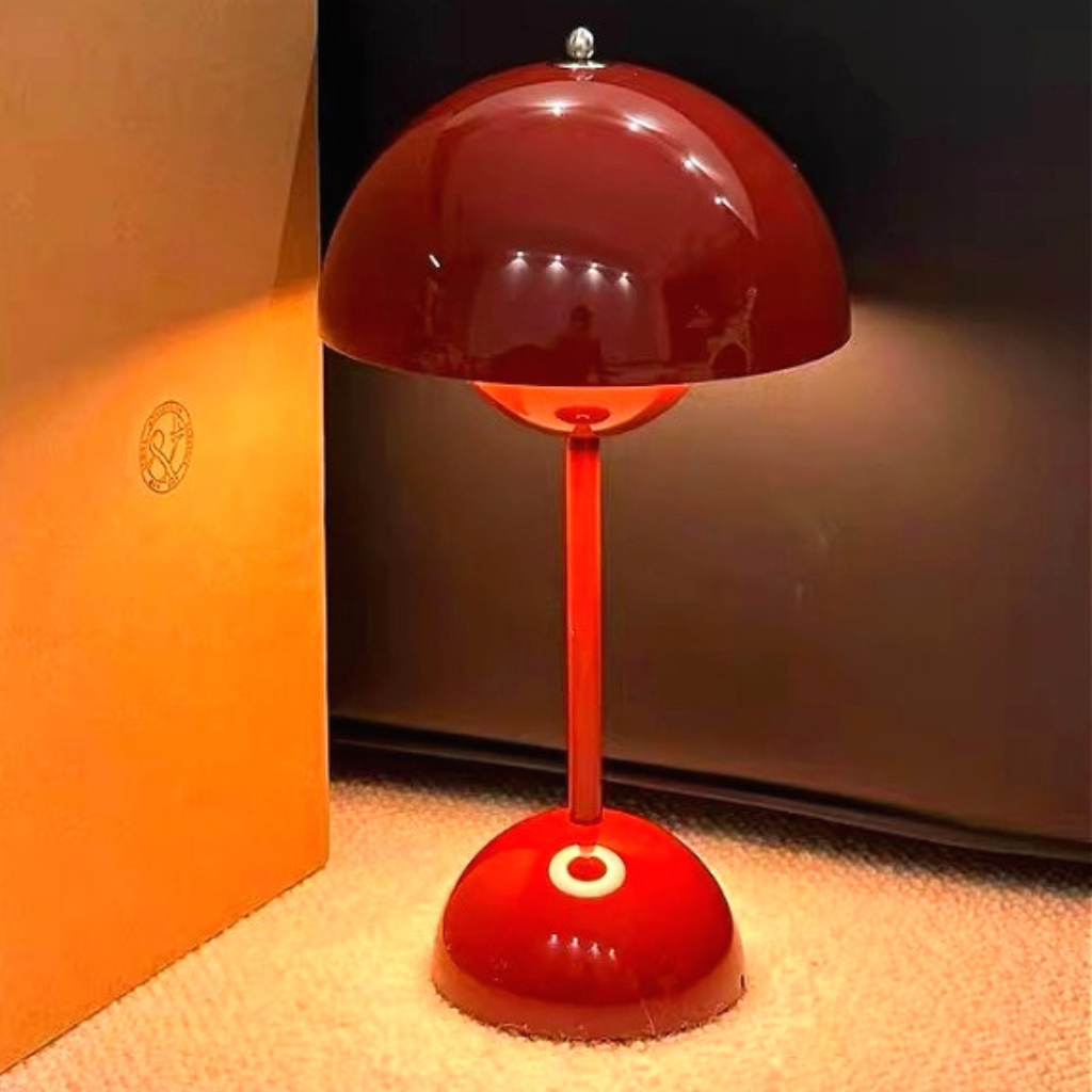 The Floravo Modern Mushroom Table Lamp