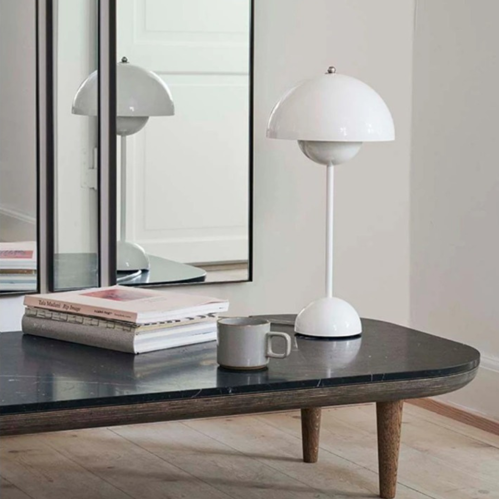 The Floravo Modern Mushroom Table Lamp