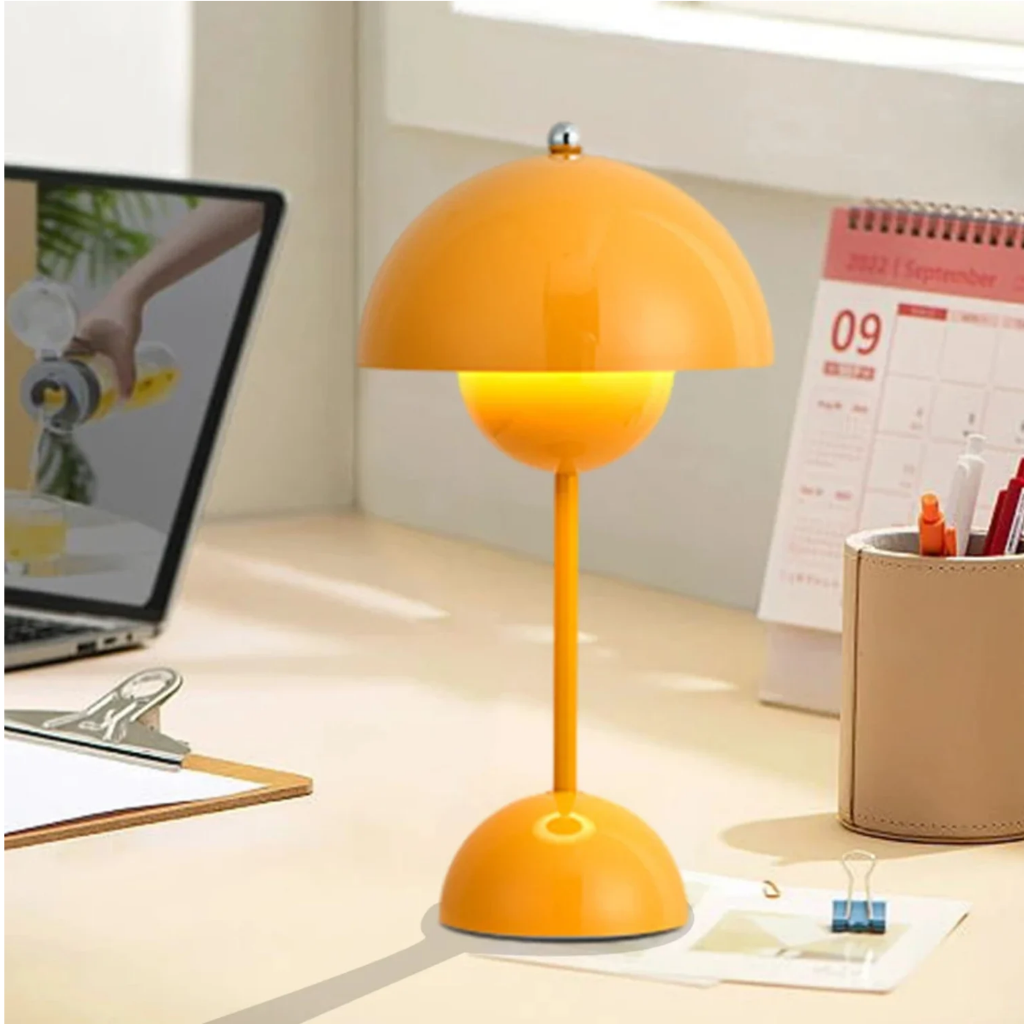 The Florune Mushroom LED Rechargeable Table Lamp
