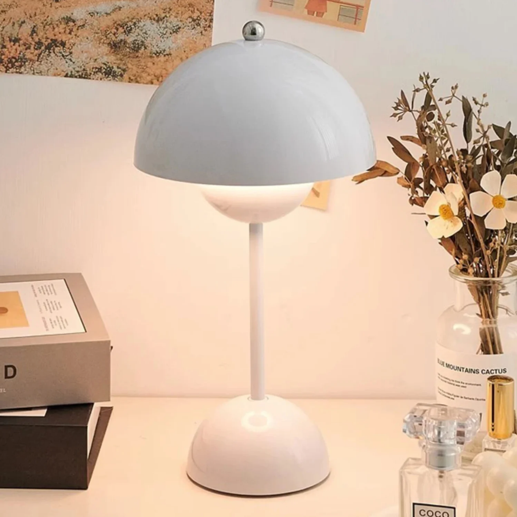The Florune Mushroom LED Rechargeable Table Lamp