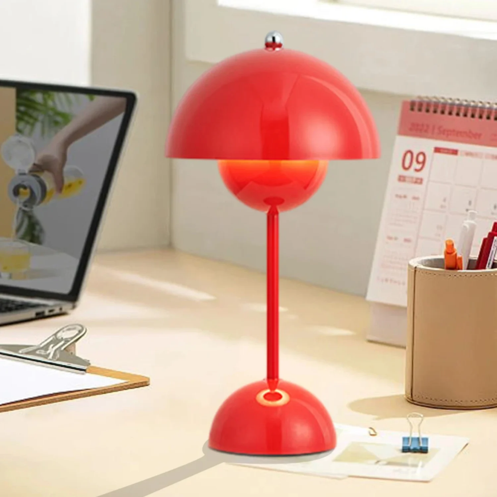 The Florune Mushroom LED Rechargeable Table Lamp