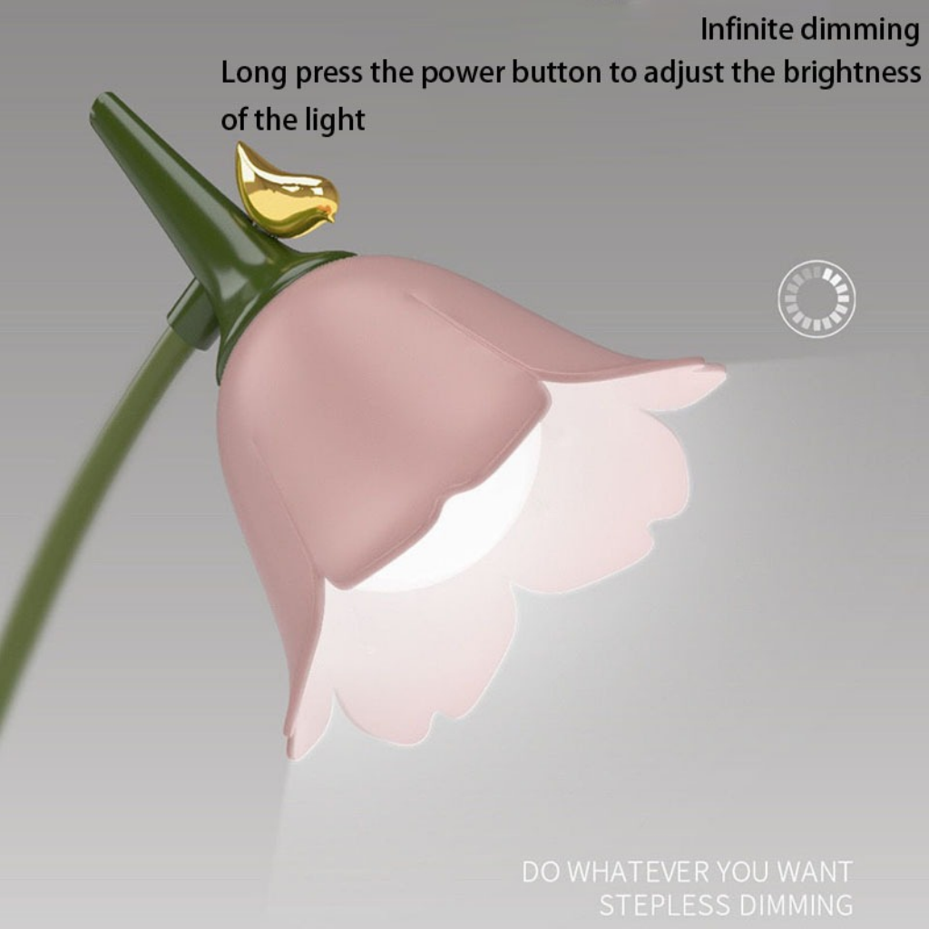 The Flovelle Flower LED Reading Desk Lamp