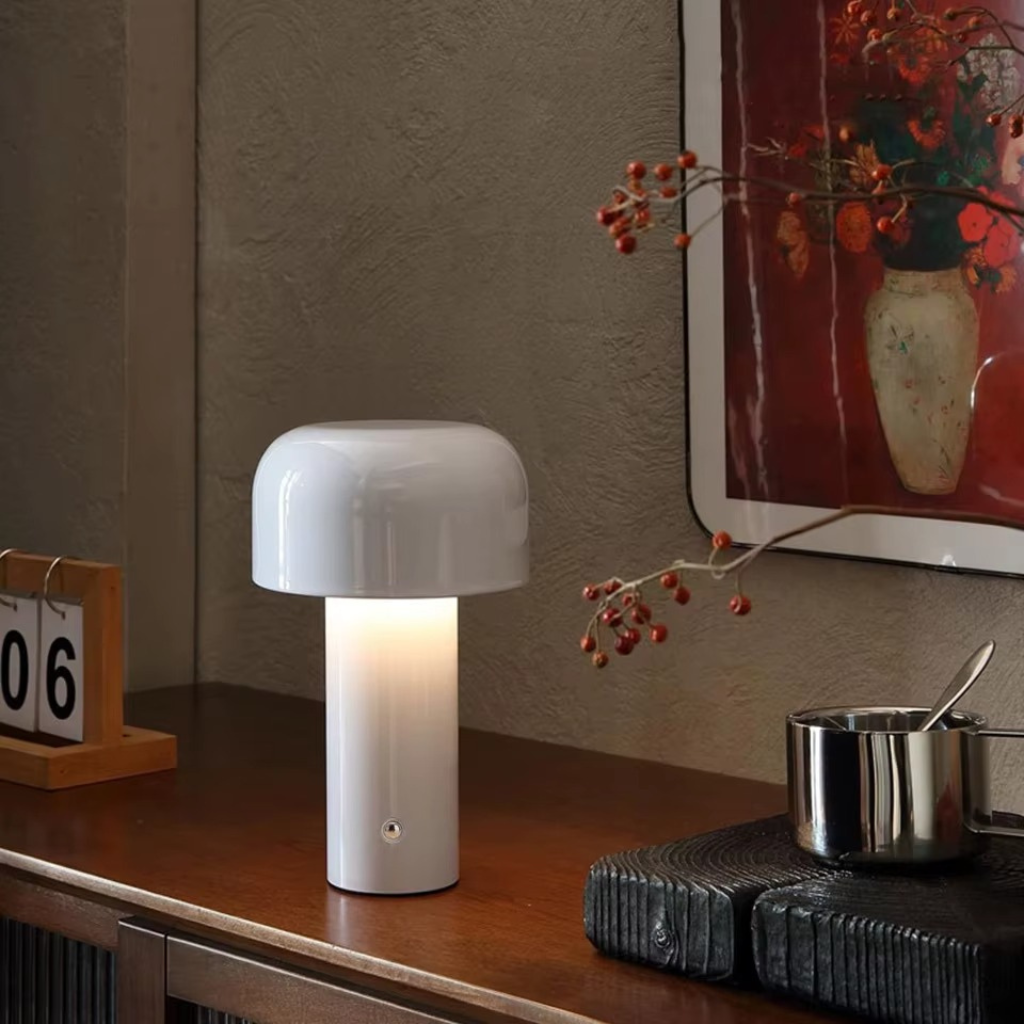 The Fungiara Rechargeable Mushroom Table Lamp