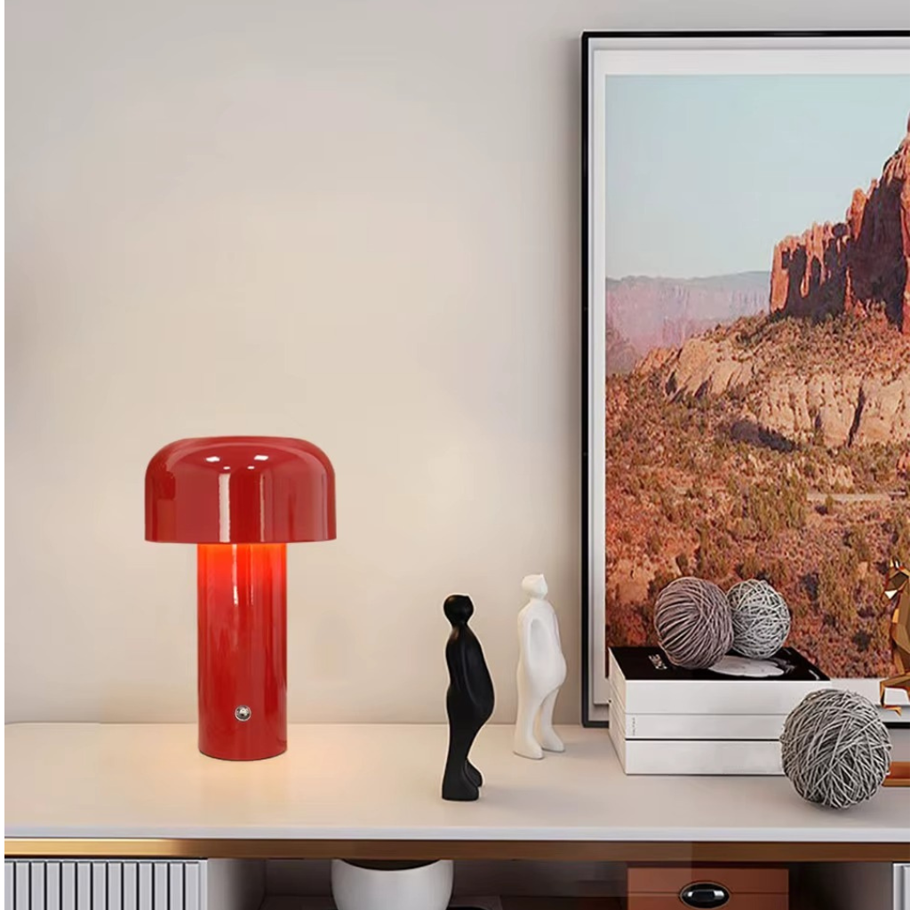 The Fungiara Rechargeable Mushroom Table Lamp