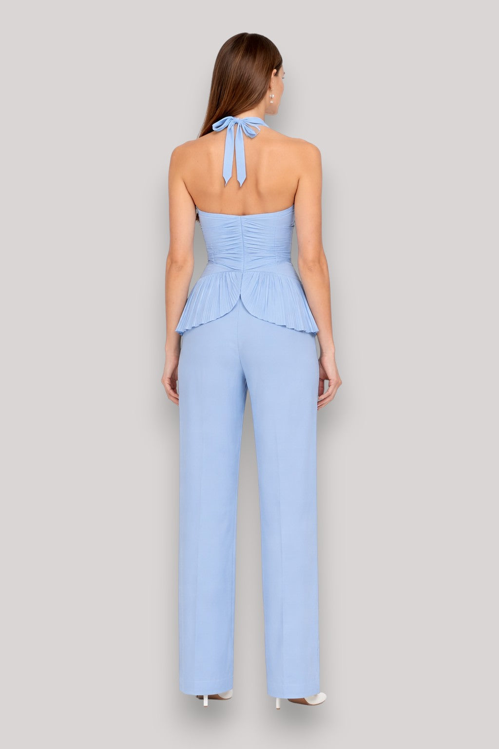 The Georgina Women's Crop Top And Trousers Set