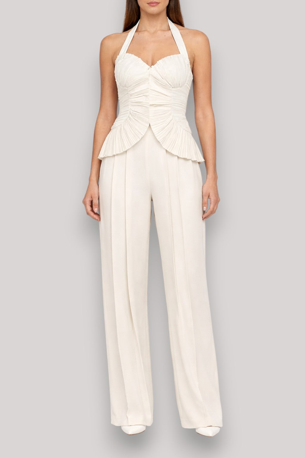 The Georgina Women's Crop Top And Trousers Set