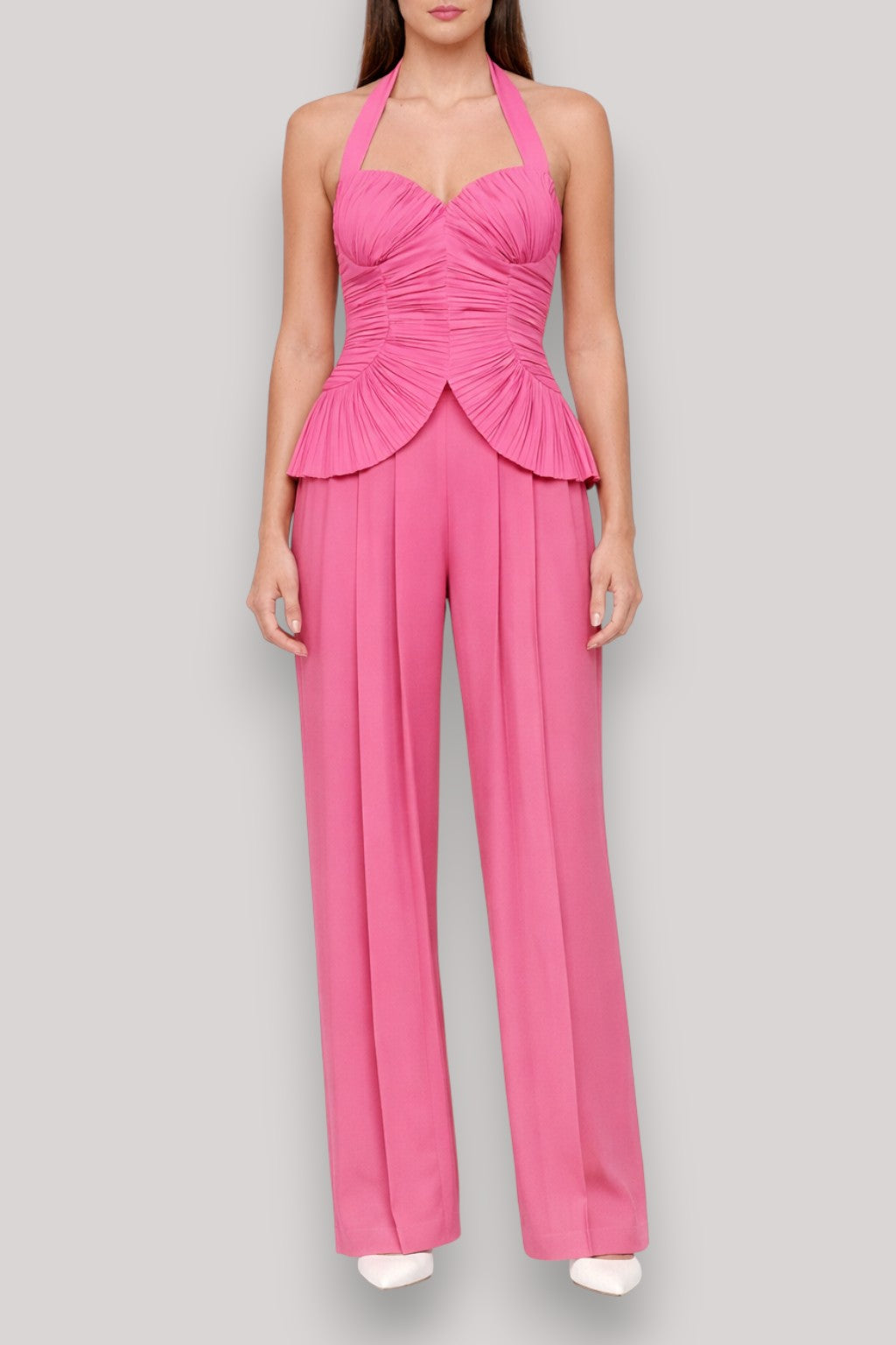 The Georgina Women's Crop Top And Trousers Set