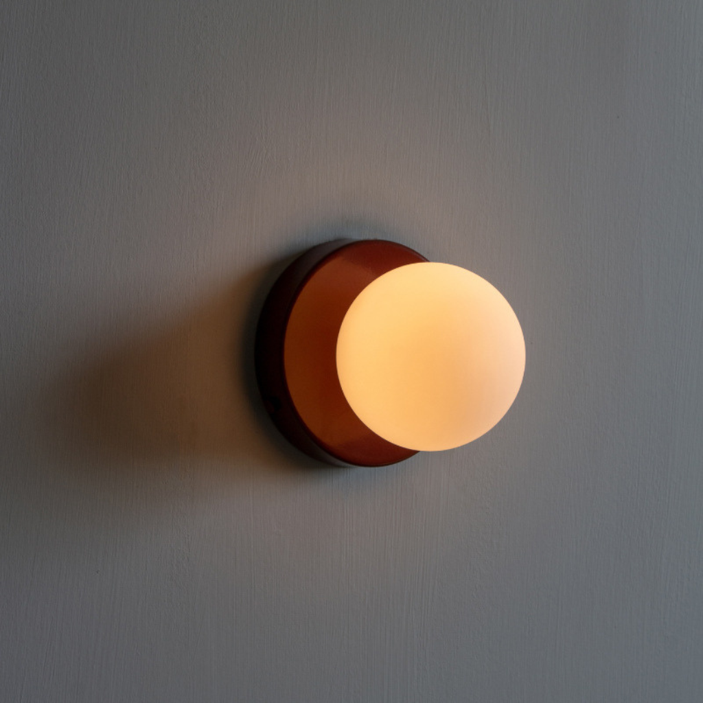 The Glacera Macaron Mini Glass LED Wall Light