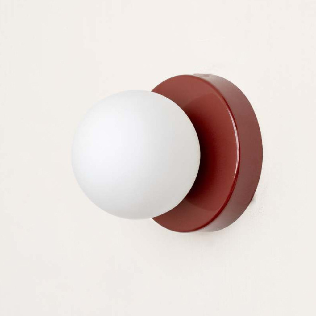 The Glacera Macaron Mini Glass LED Wall Light