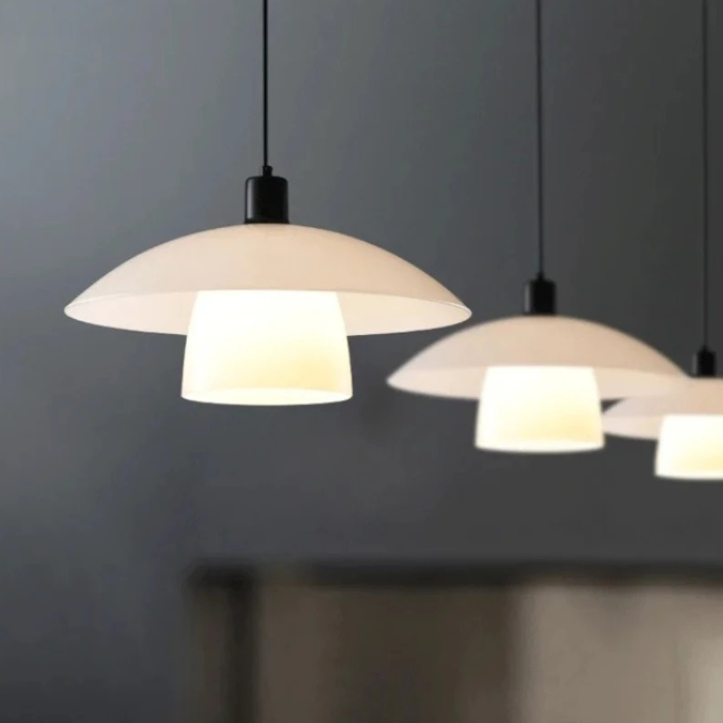 The Glacien Nordic Glass Chandelier Light