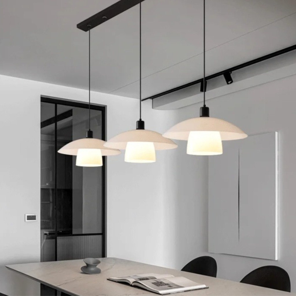 The Glacien Nordic Glass Chandelier Light