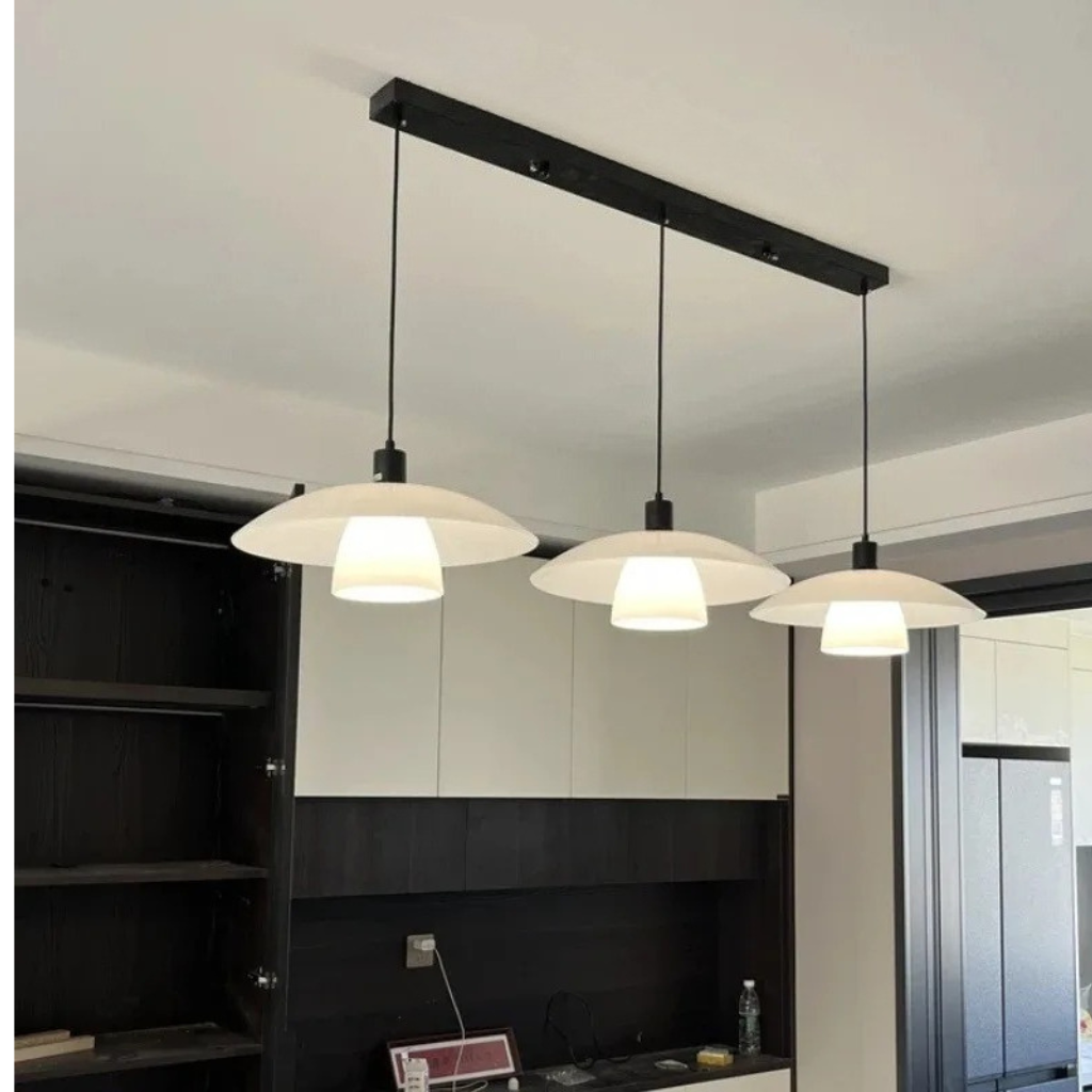 The Glacien Nordic Glass Chandelier Light