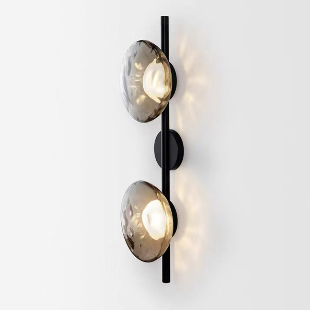 The Glasvora Postmodern Glass Wall Lamp