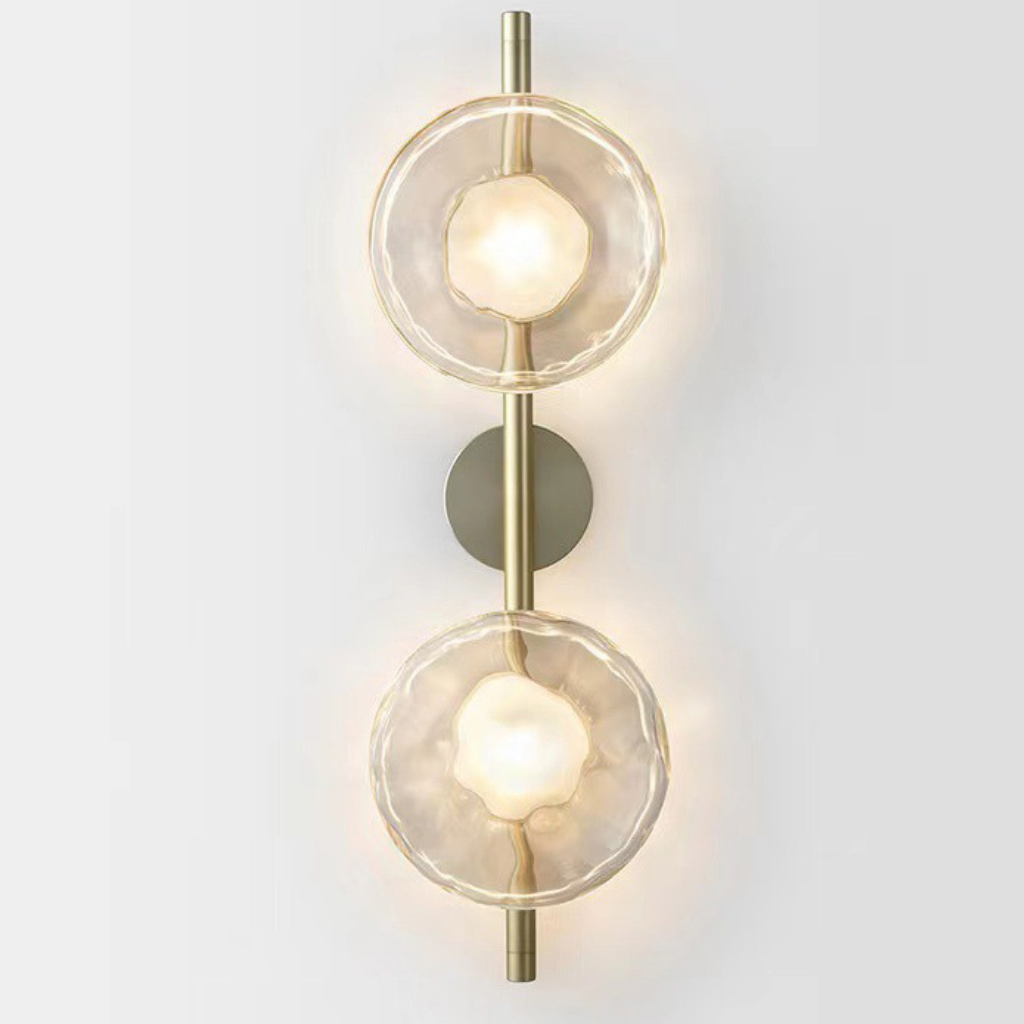 The Glasvora Postmodern Glass Wall Lamp