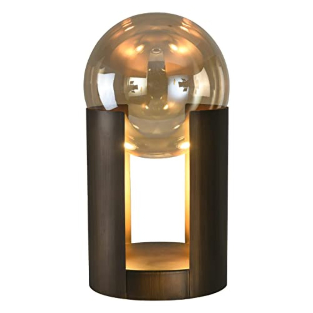 The Glavora Glass Globe Table Lamp