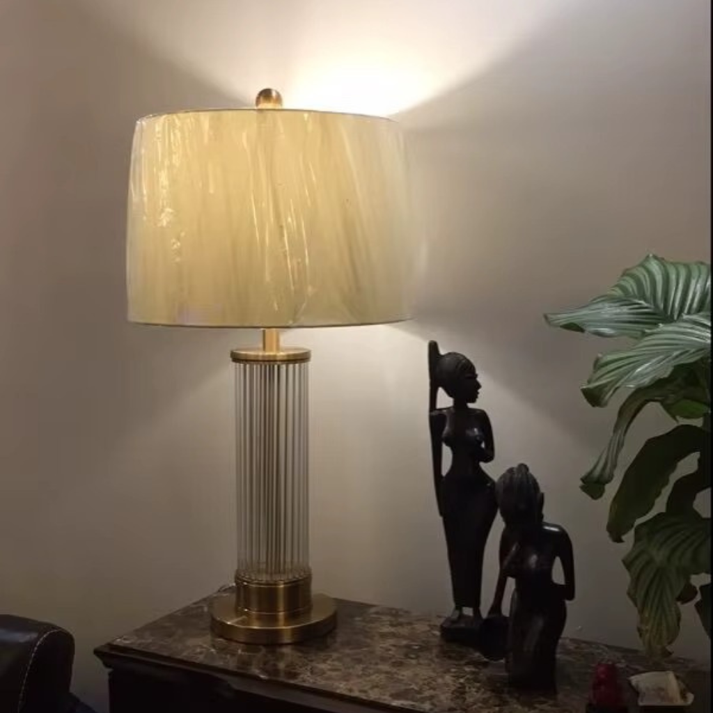 The Glazix Glass Rod Table Lamp Modern Designer Bedside Living Room Light