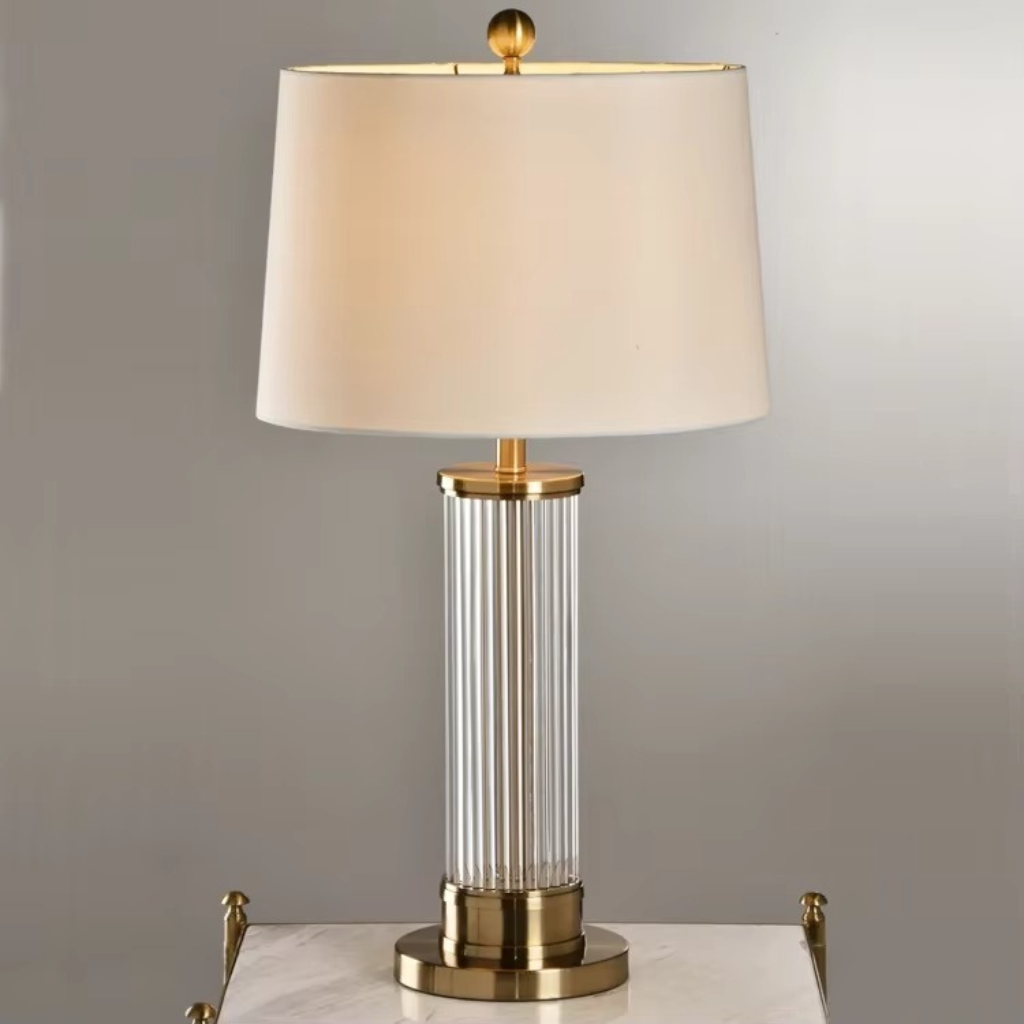The Glazix Glass Rod Table Lamp Modern Designer Bedside Living Room Light