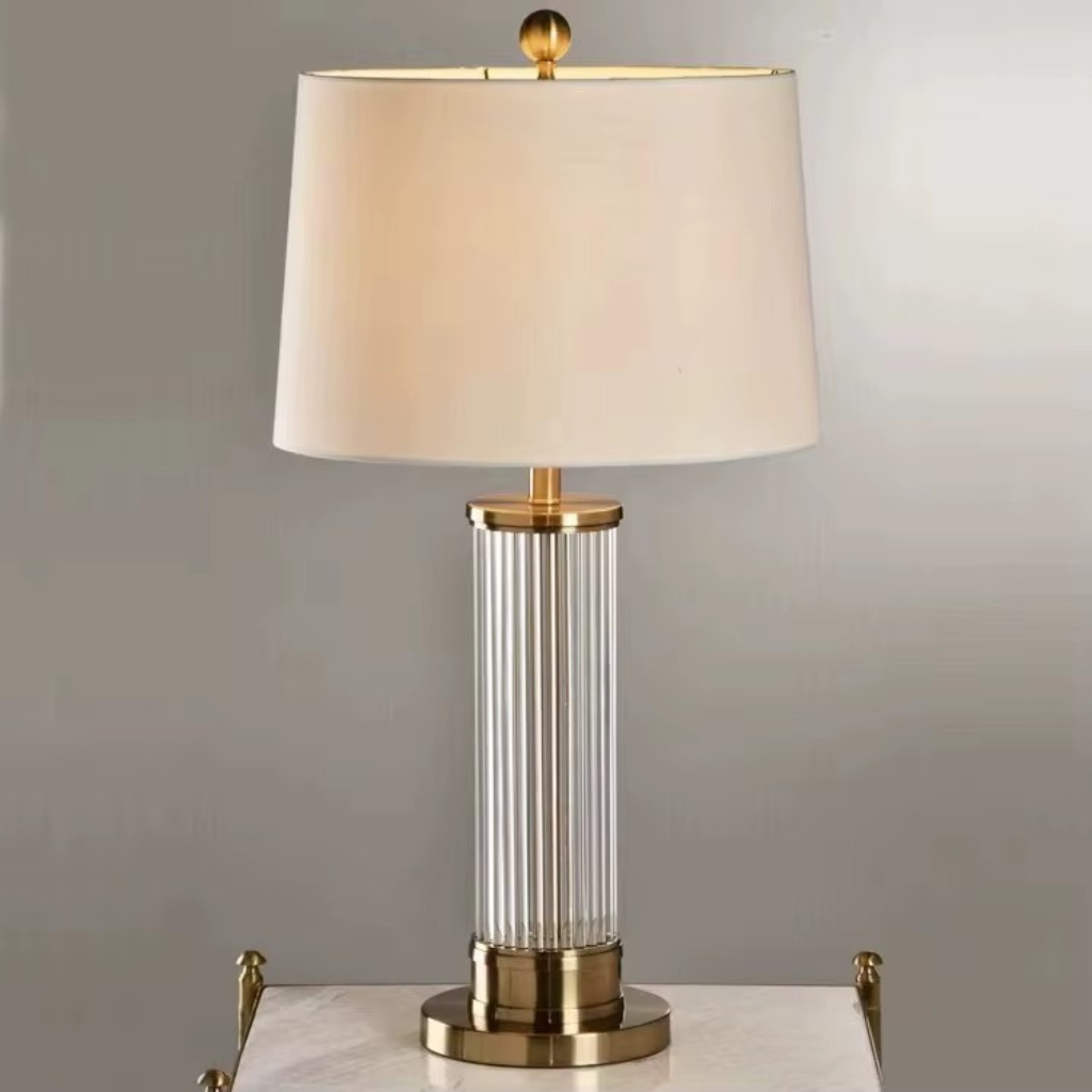 The Glazix Glass Rod Table Lamp Modern Designer Bedside Living Room Light