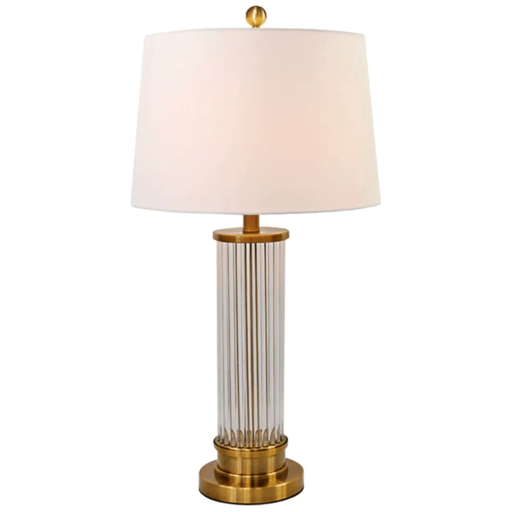 The Glazix Glass Rod Table Lamp Modern Designer Bedside Living Room Light