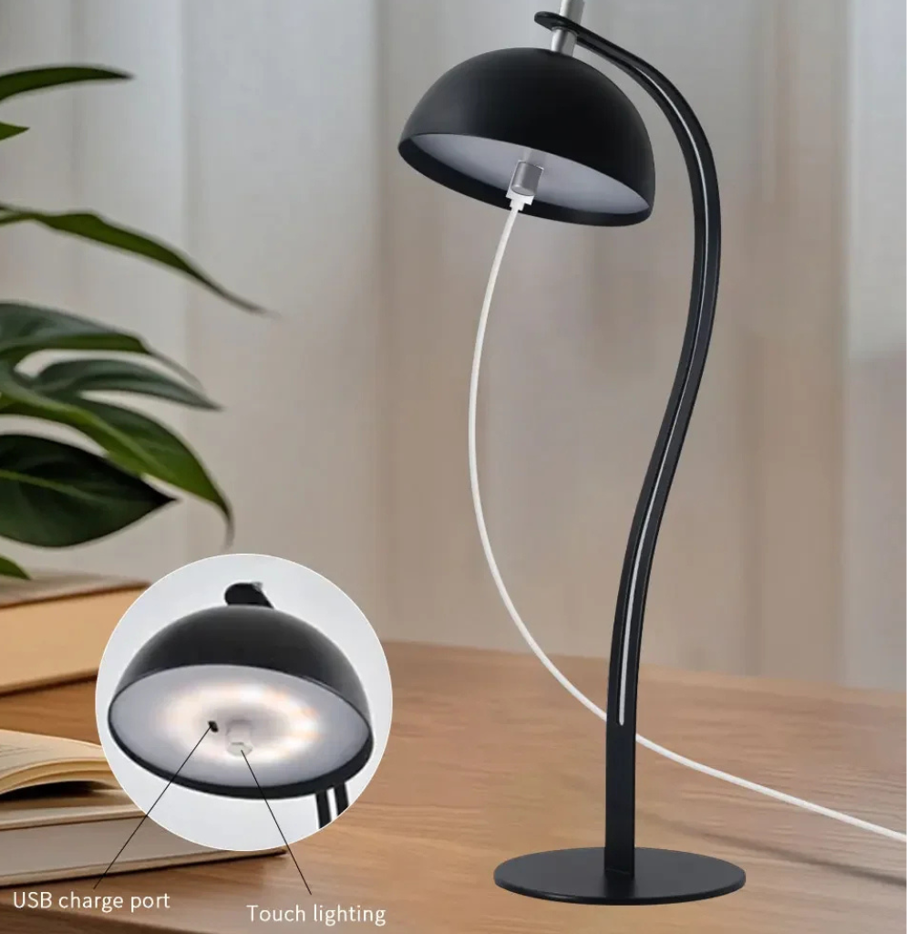 The Glidea Rechargeable LED Touch Table Lamp