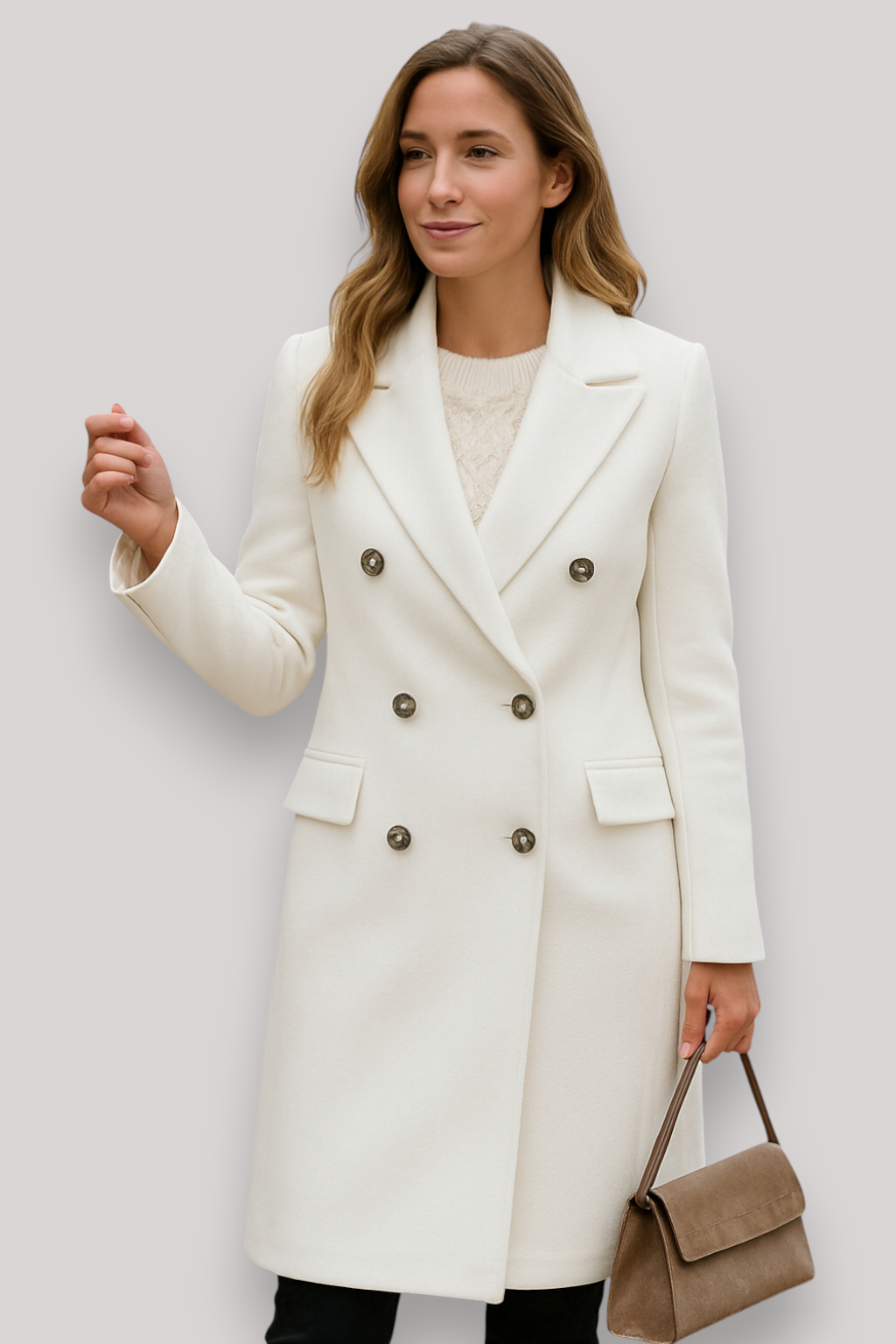 The Gloria Thick Hooded Windproof Coat Single Breasted Winter Parka