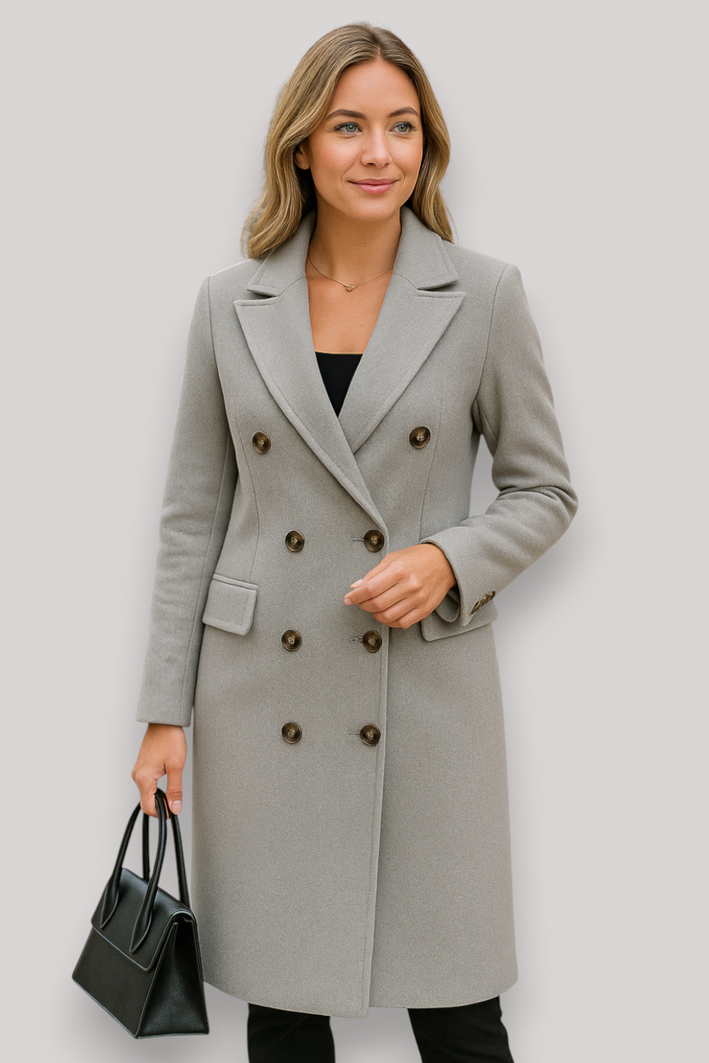 The Gloria Thick Hooded Windproof Coat Single Breasted Winter Parka