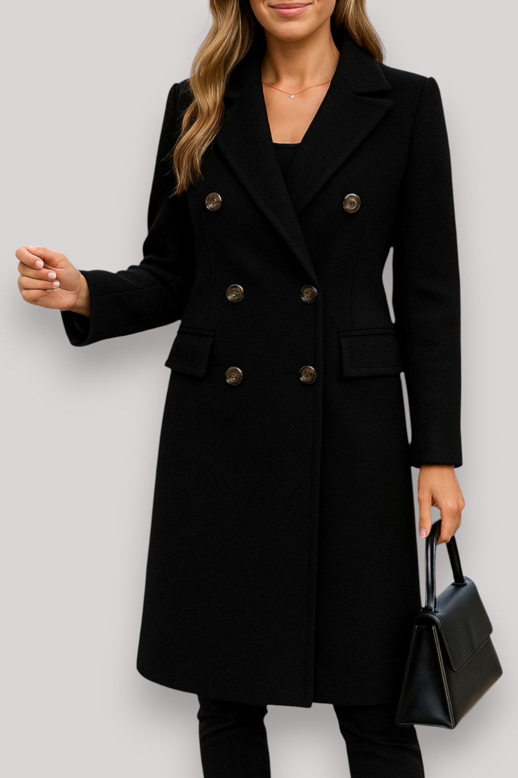 The Gloria Thick Hooded Windproof Coat Single Breasted Winter Parka