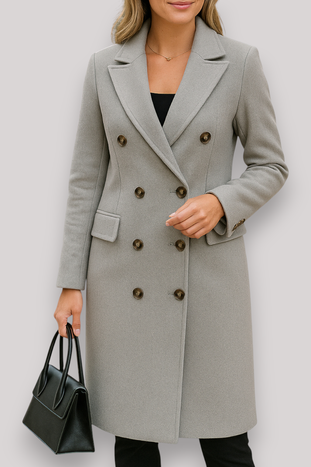 The Gloria Thick Hooded Windproof Coat Single Breasted Winter Parka