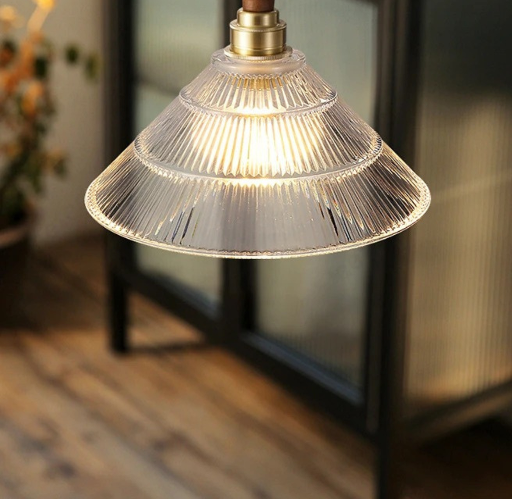 The Glorix Minimalist Glass Modern Pendant Light