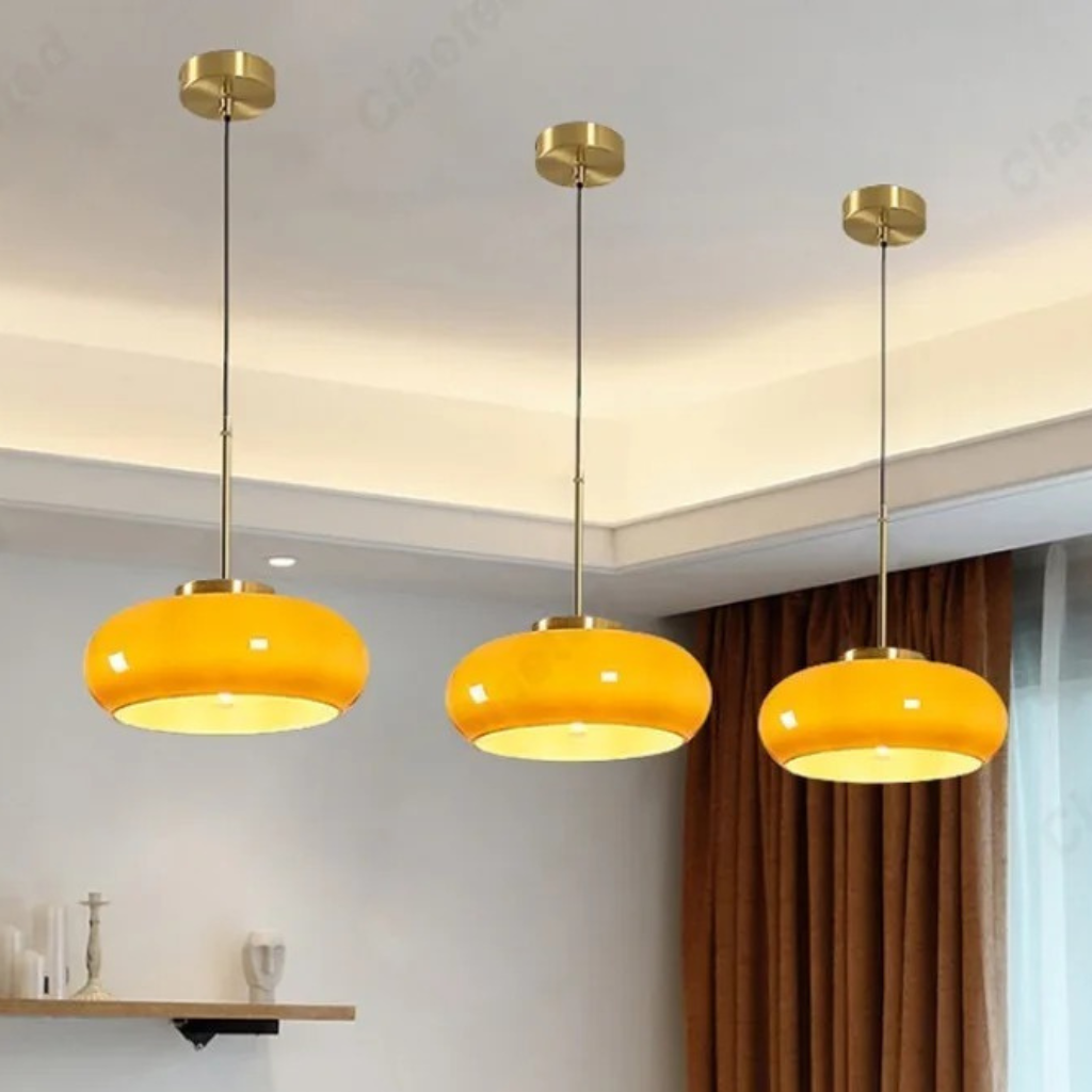 The Glorix Minimalist Glass Pendant Ceiling Light