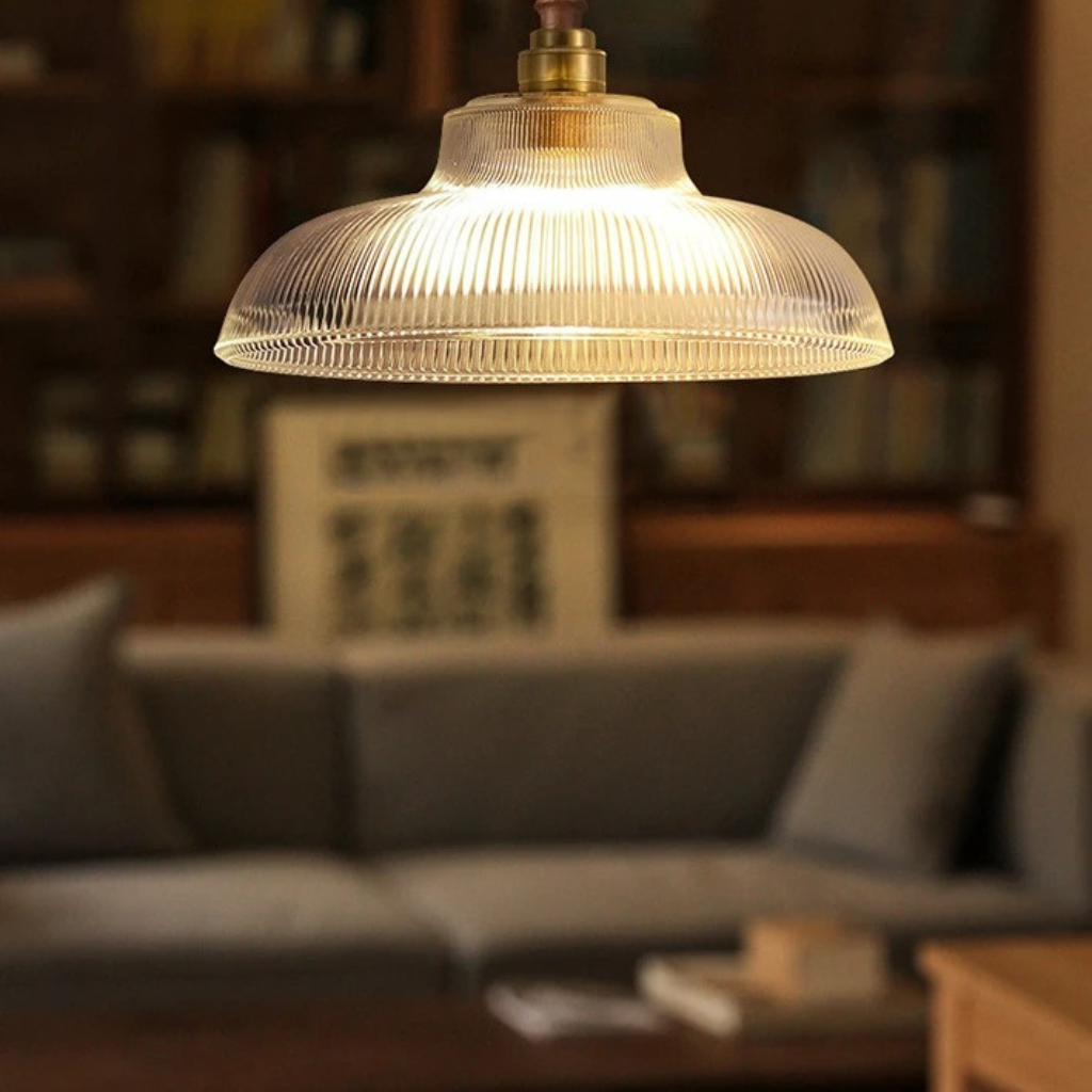 The Glorix Minimalist Glass Modern Pendant Light