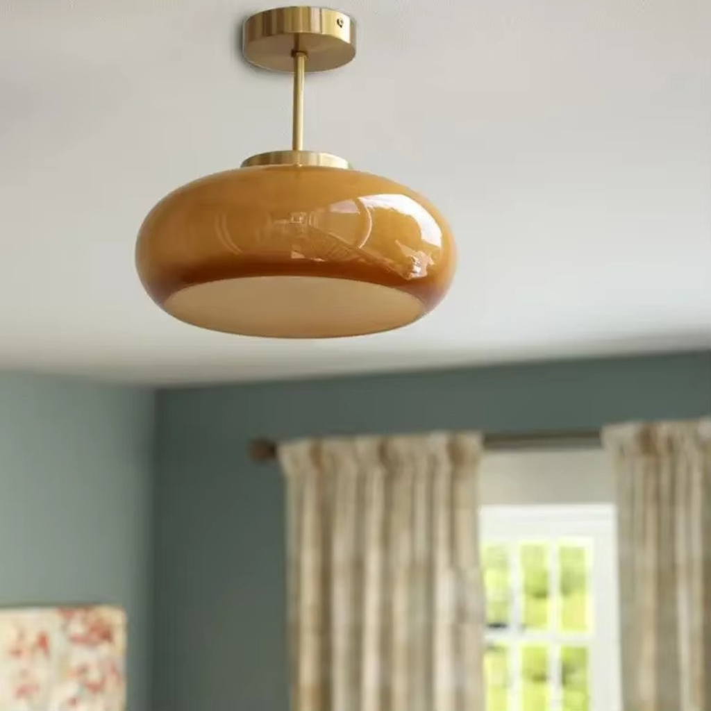The Glorix Minimalist Glass Pendant Ceiling Light